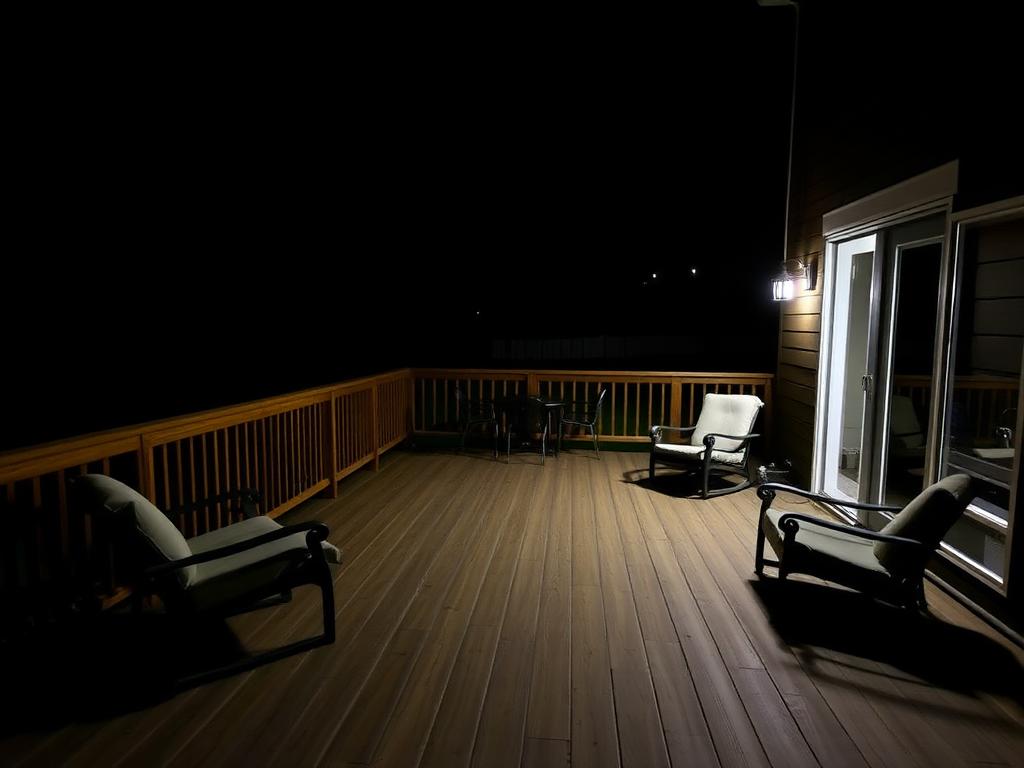 Before: Deck & Patio Ambient Lighting