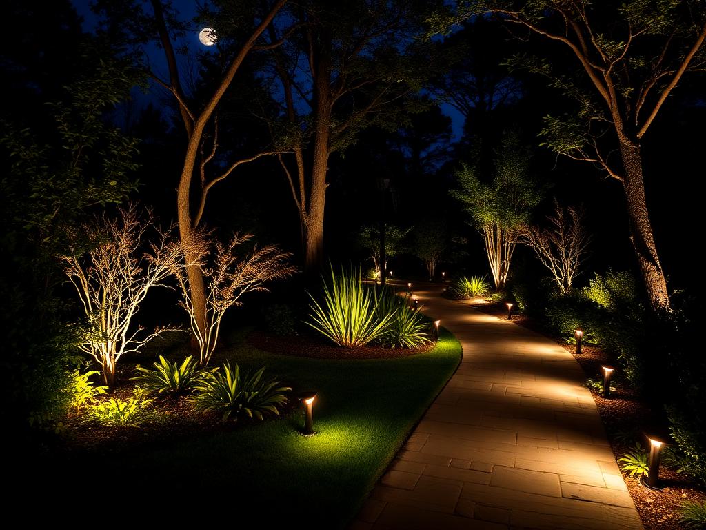 After: Garden Pathway & Moonlighting