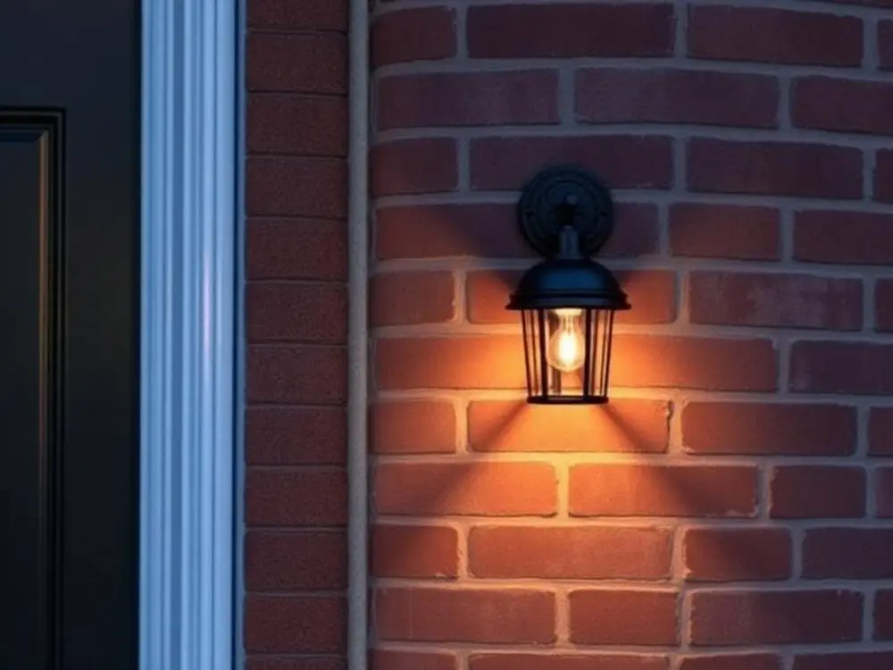 Luxury Toronto home façade illuminated with professional landscape lighting by Tron Electrical
