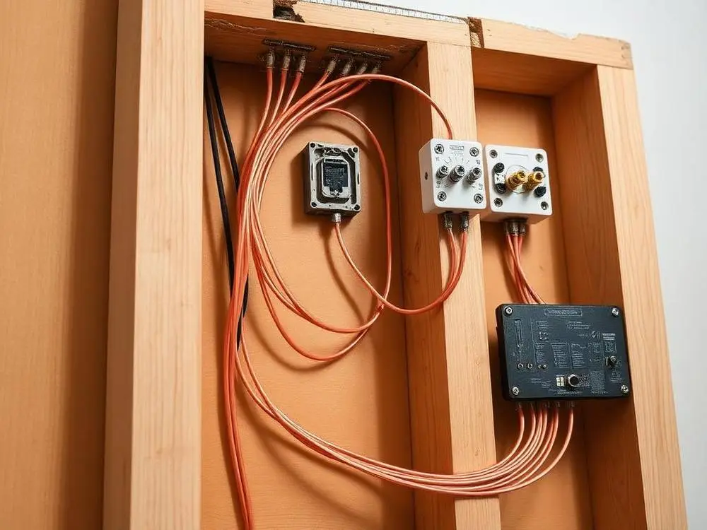 Old ungrounded knob and tube wiring found in a Toronto century home before replacement